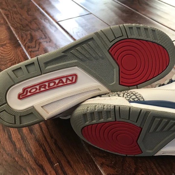 Nike Air Jordan Retro 3 True Blue - Picture 3 of 3